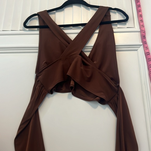 ☀️Urban Outfitters Women's Brown Crop-top☀️ - Picture 5 of 8